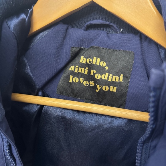 Mini Rodini Navy Winter Coat (12-18 months) - Picture 2 of 6